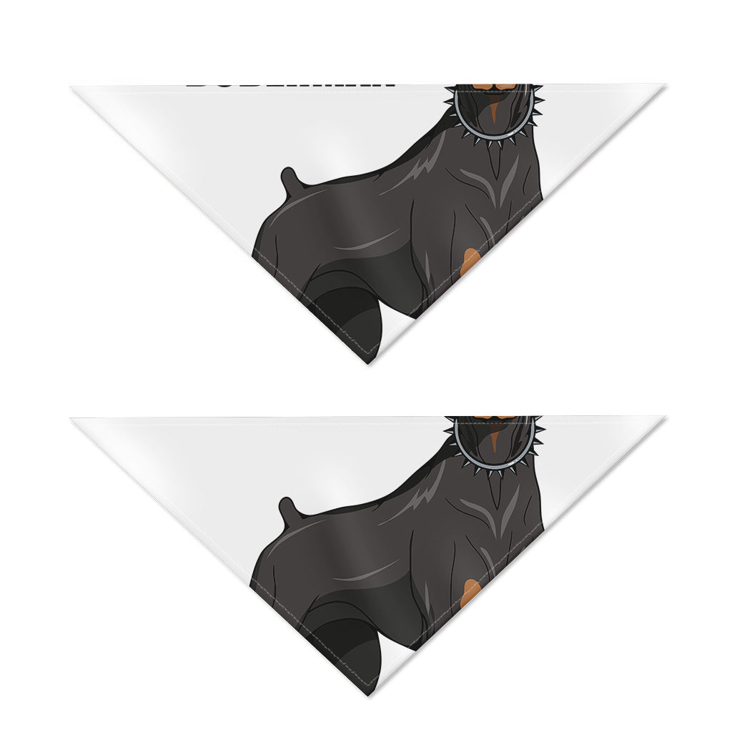 Doberman Pinscher Print Dog Bandana