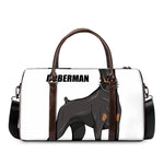Doberman Pinscher Print Duffle Bag