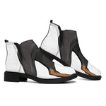 Doberman Pinscher Print Flat Ankle Boots