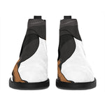 Doberman Pinscher Print Flat Ankle Boots