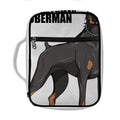 Doberman Pinscher Print Front Pocket Bible Bag