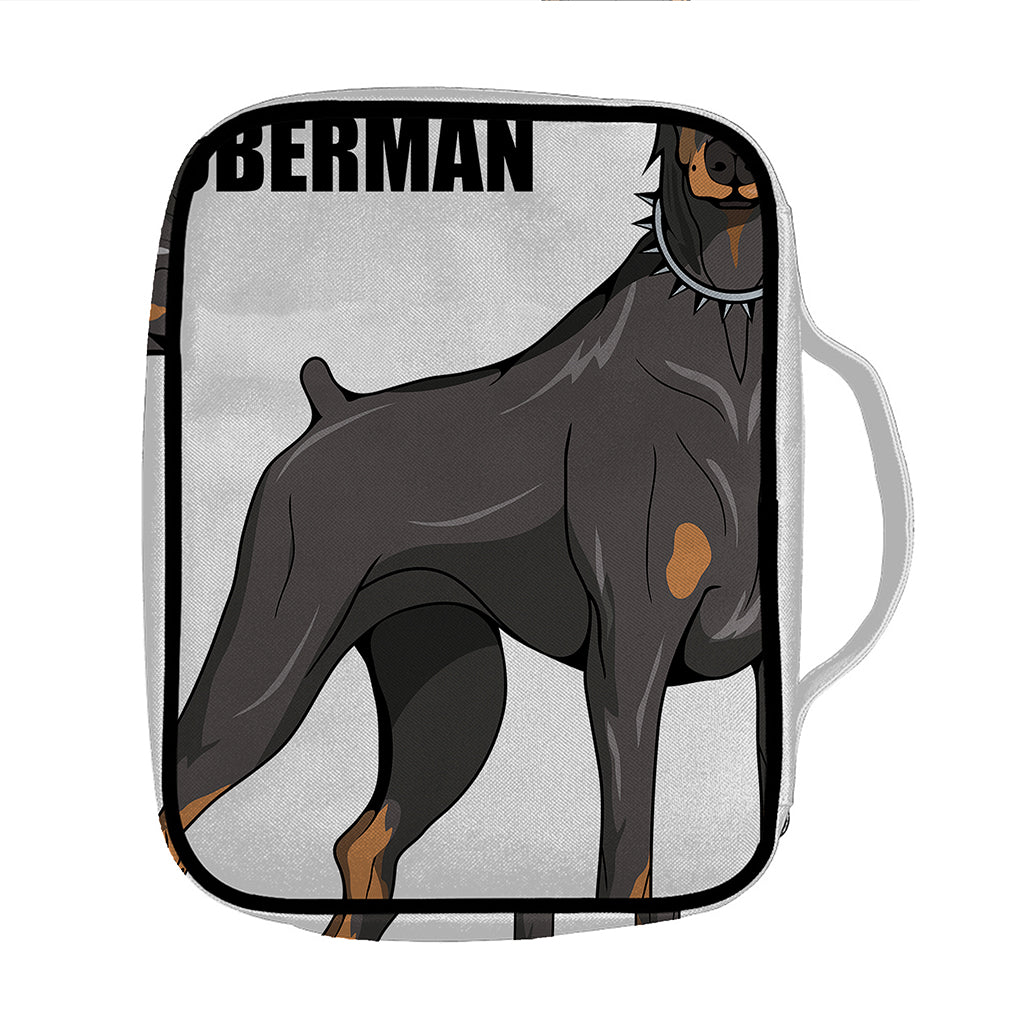 Doberman Pinscher Print Front Pocket Bible Bag