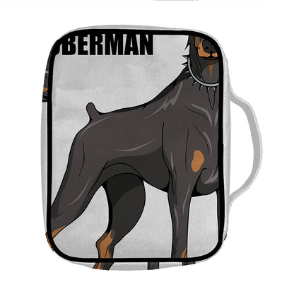 Doberman Pinscher Print Front Pocket Bible Bag