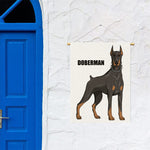 Doberman Pinscher Print Garden Flag