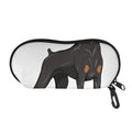Doberman Pinscher Print Glasses Case