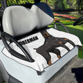 Doberman Pinscher Print Golf Cart Seat Cover
