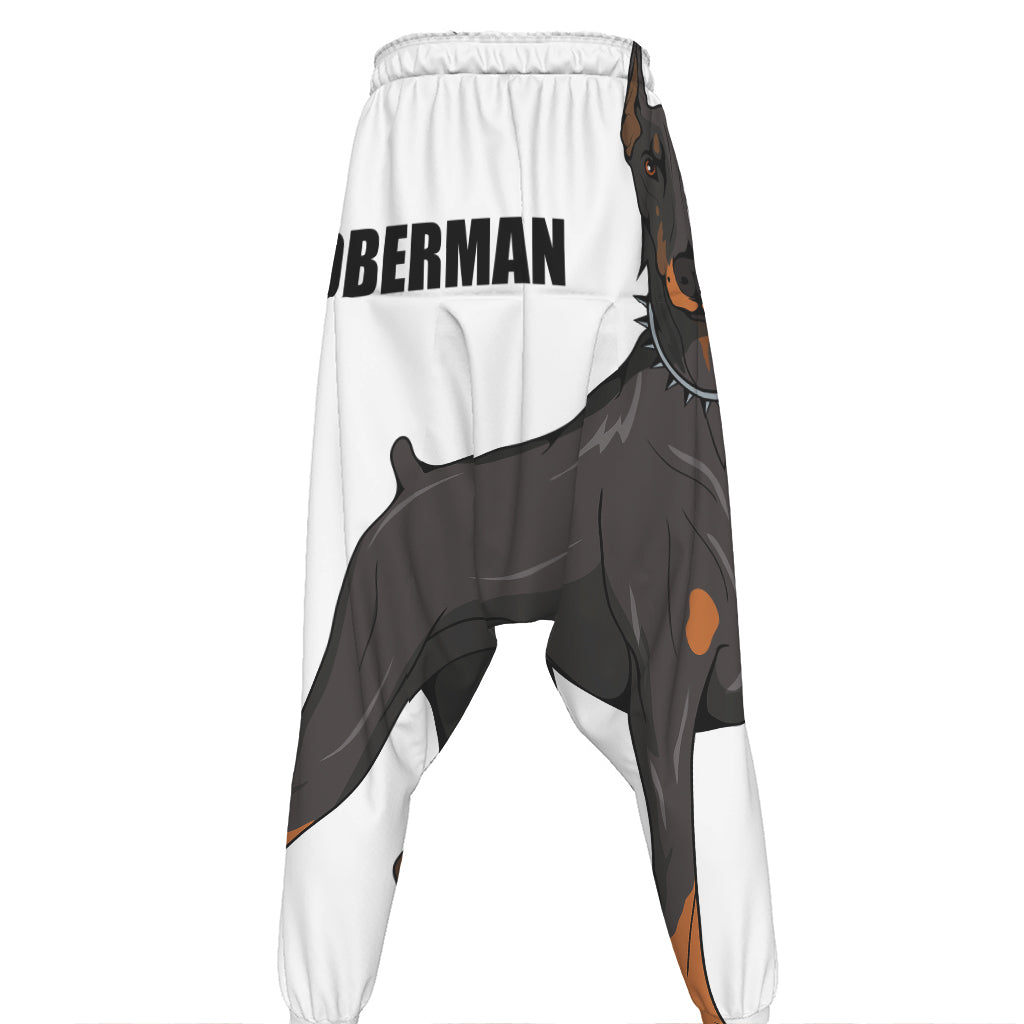 Doberman Pinscher Print Hammer Pants