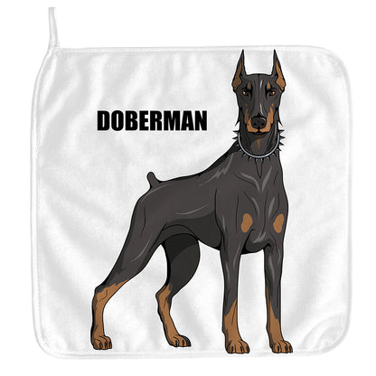 Doberman Pinscher Print Hand Towel