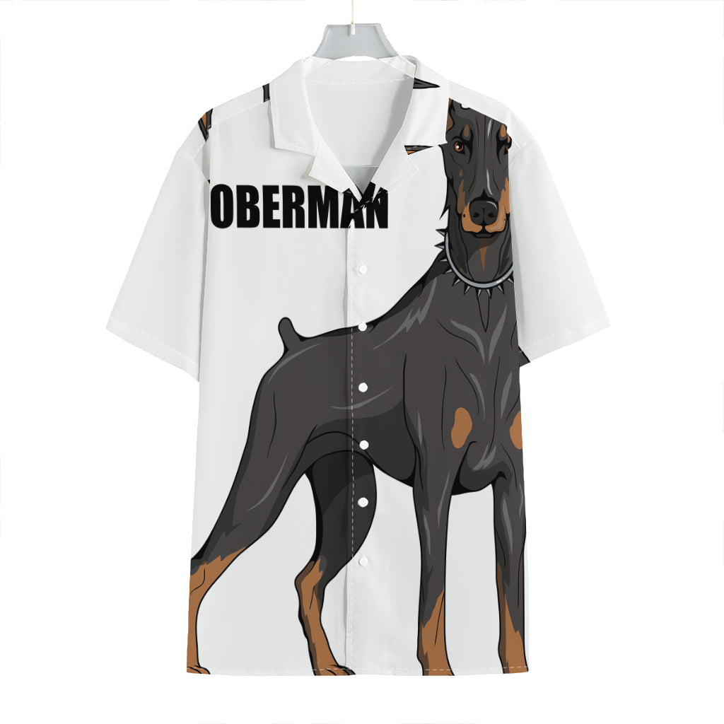 Doberman Pinscher Print Hawaiian Shirt