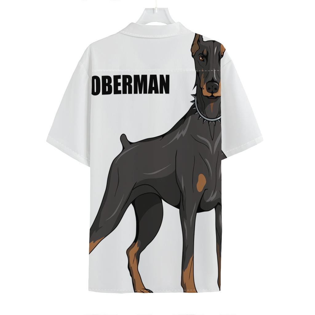Doberman Pinscher Print Hawaiian Shirt