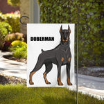 Doberman Pinscher Print House Flag