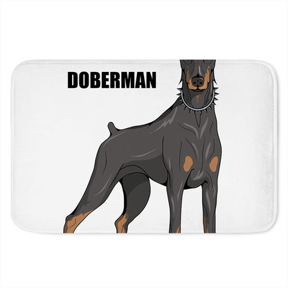 Doberman Pinscher Print Indoor Door Mat