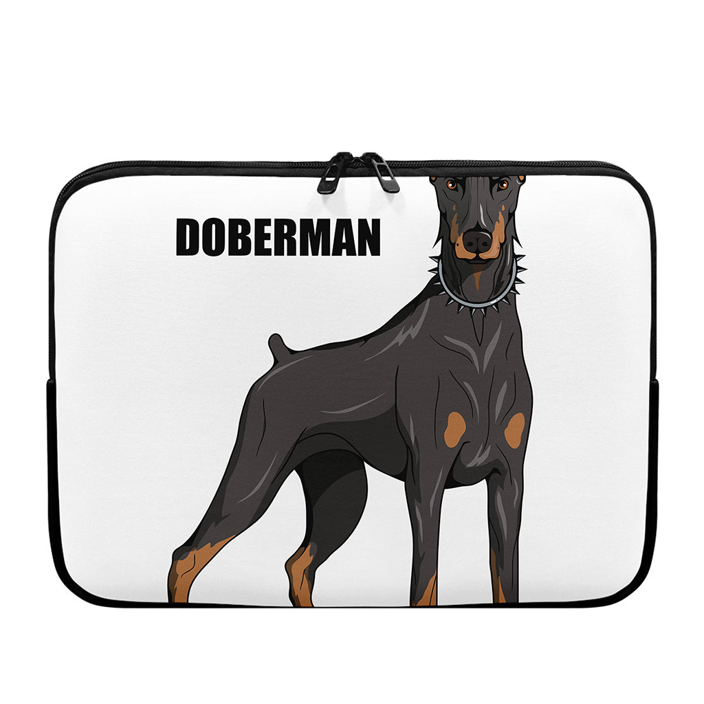 Doberman Pinscher Print Laptop Sleeve