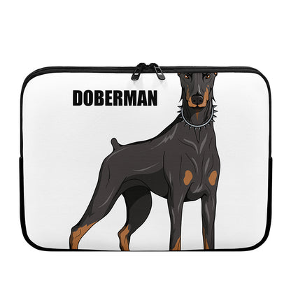 Doberman Pinscher Print Laptop Sleeve