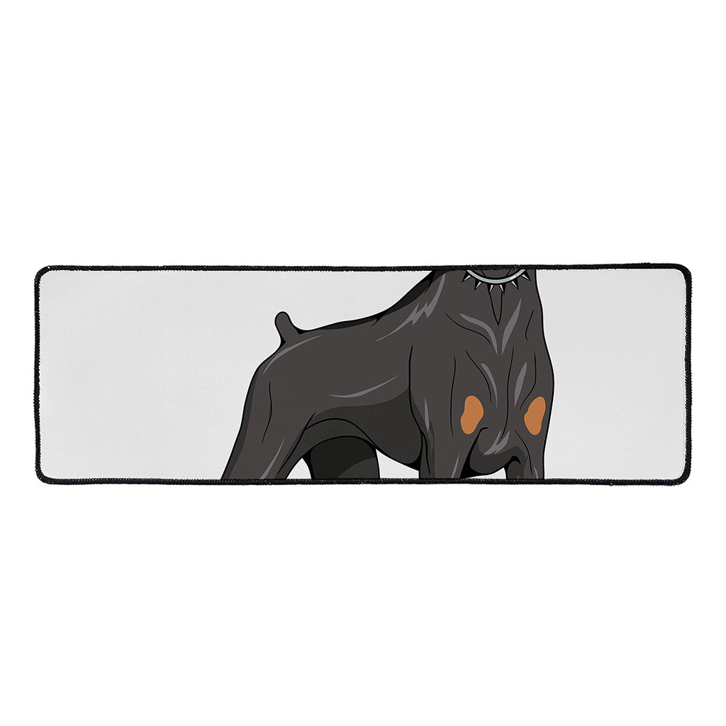 Doberman Pinscher Print Long Kitchen Mat