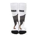 Doberman Pinscher Print Long Socks