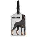 Doberman Pinscher Print Luggage Tag