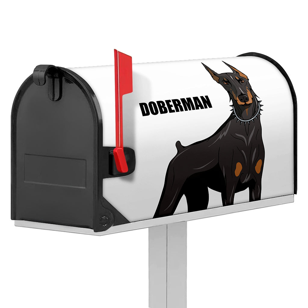 Doberman Pinscher Print Mailbox Cover