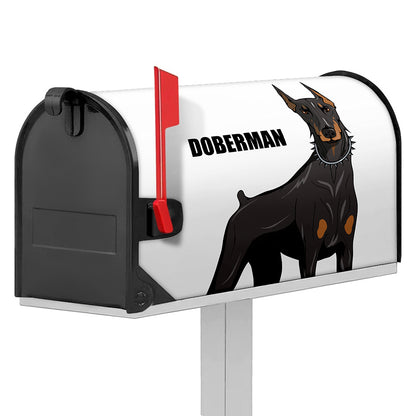 Doberman Pinscher Print Mailbox Cover