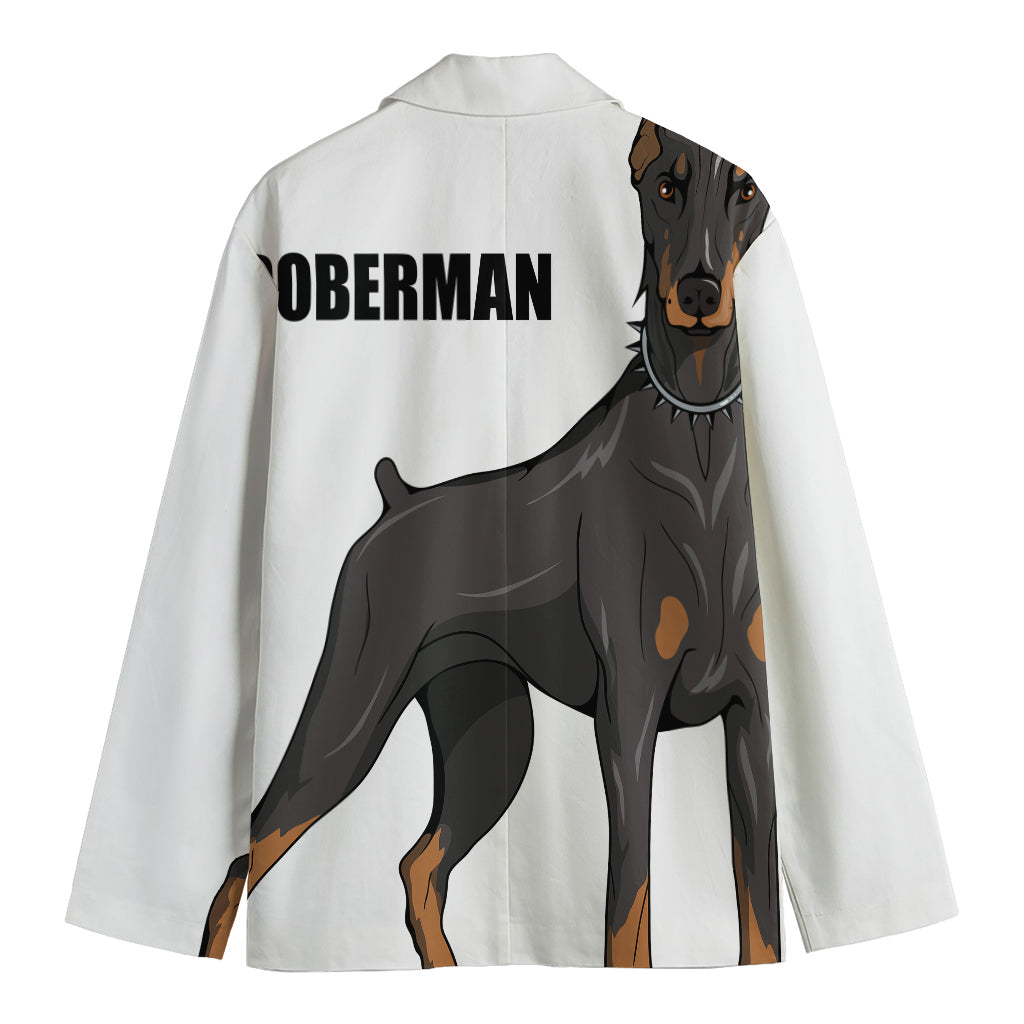 Doberman Pinscher Print Men's Blazer