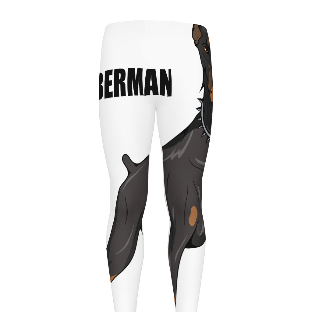 Doberman Pinscher Print Men's leggings