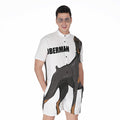 Doberman Pinscher Print Men's Romper