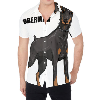 Doberman Pinscher Print Men's Shirt
