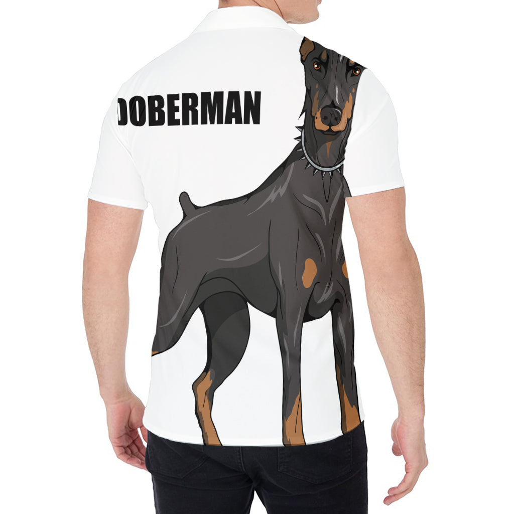 Doberman Pinscher Print Men's Shirt