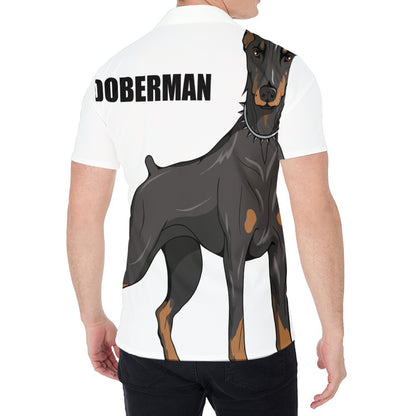 Doberman Pinscher Print Men's Shirt