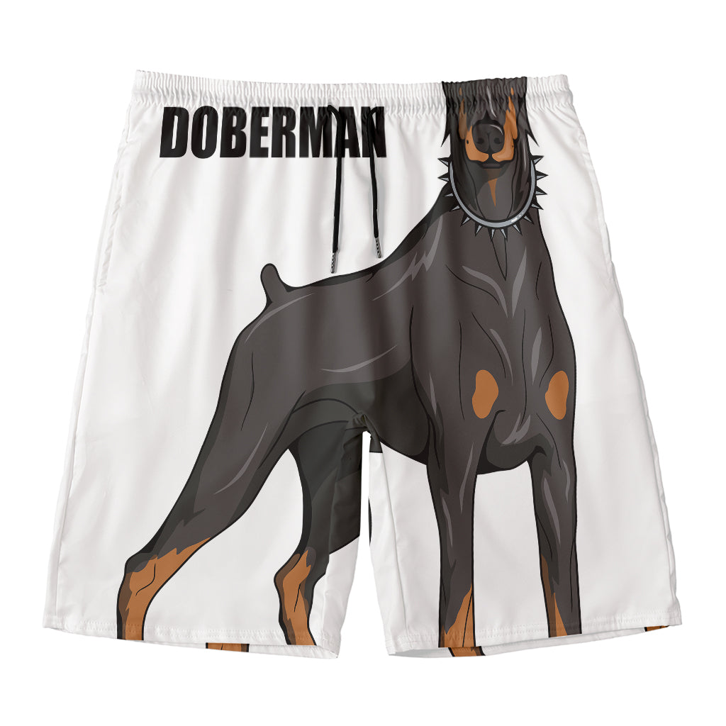 Doberman Pinscher Print Men's Swim Trunks
