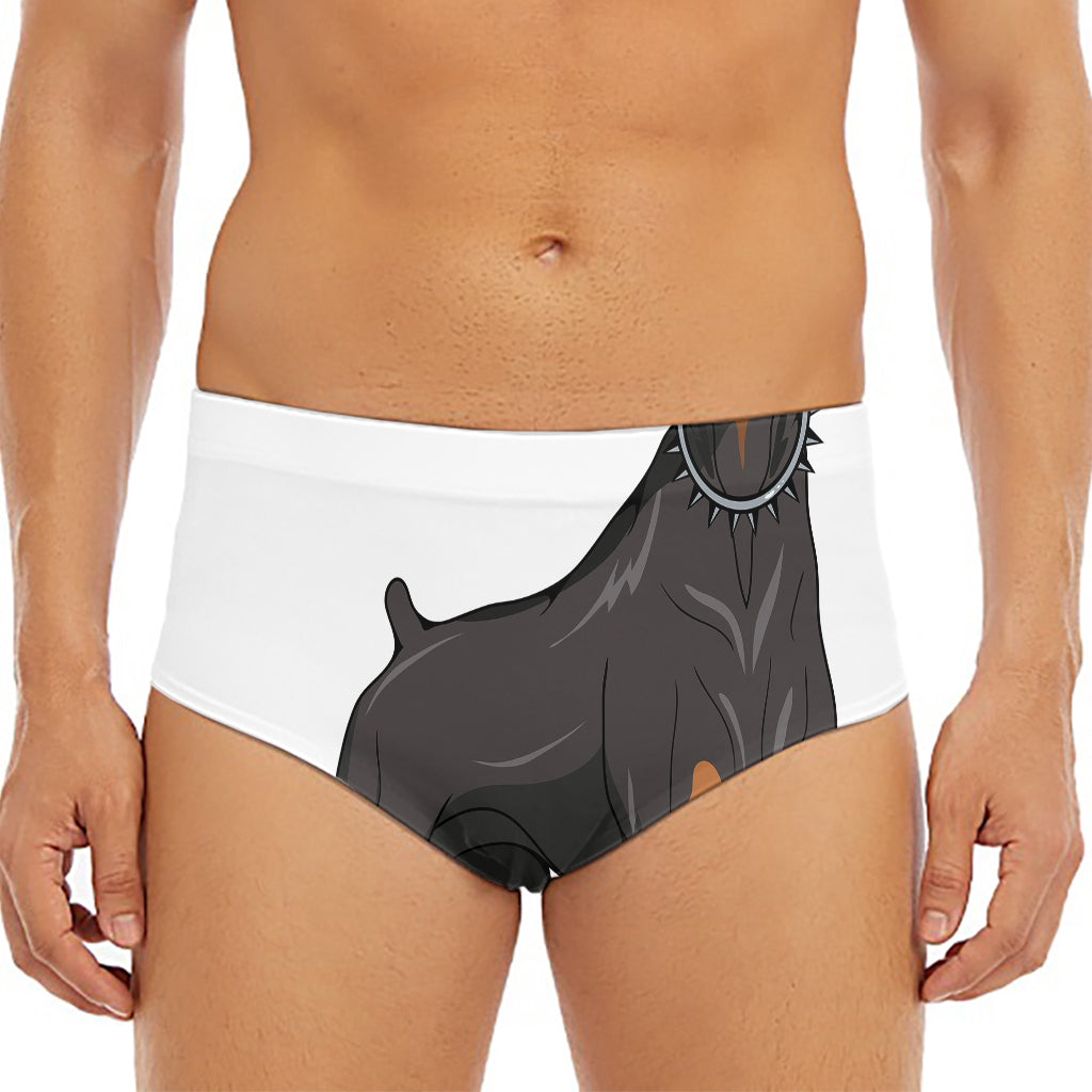 Doberman Pinscher Print Men's Triangle Swim Briefs