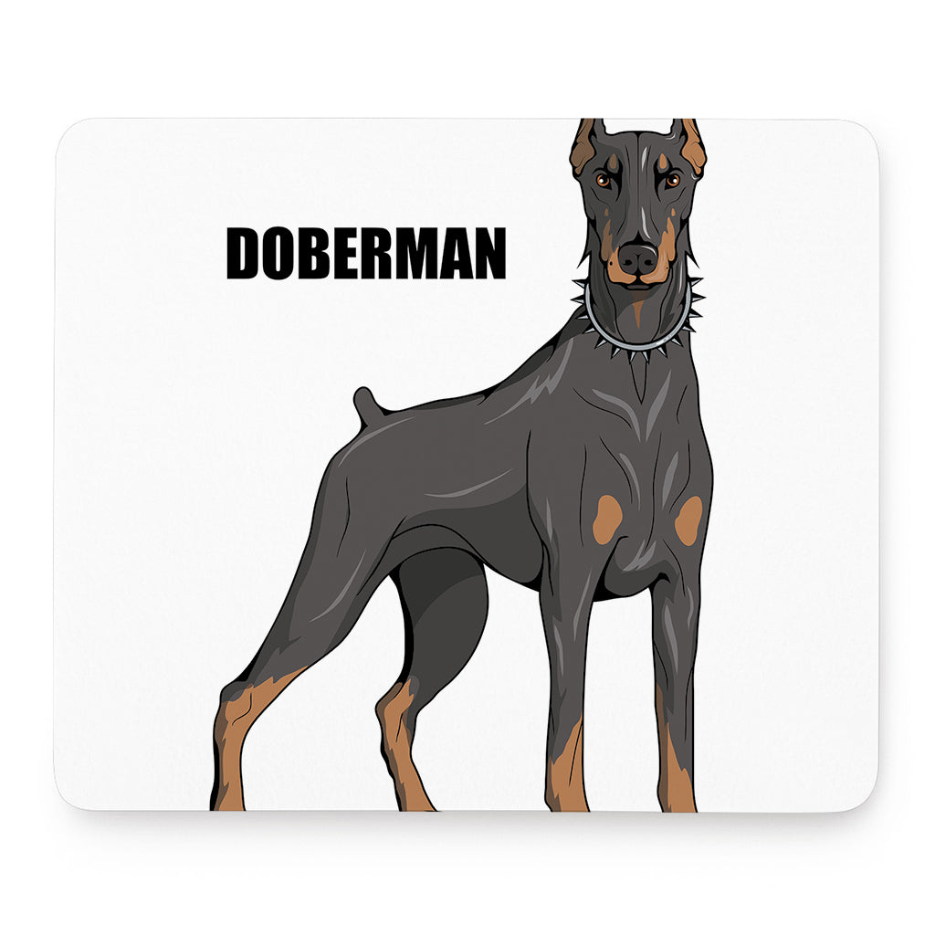 Doberman Pinscher Print Mouse Pad