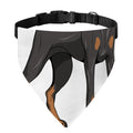 Doberman Pinscher Print Over The Collar Dog Bandana