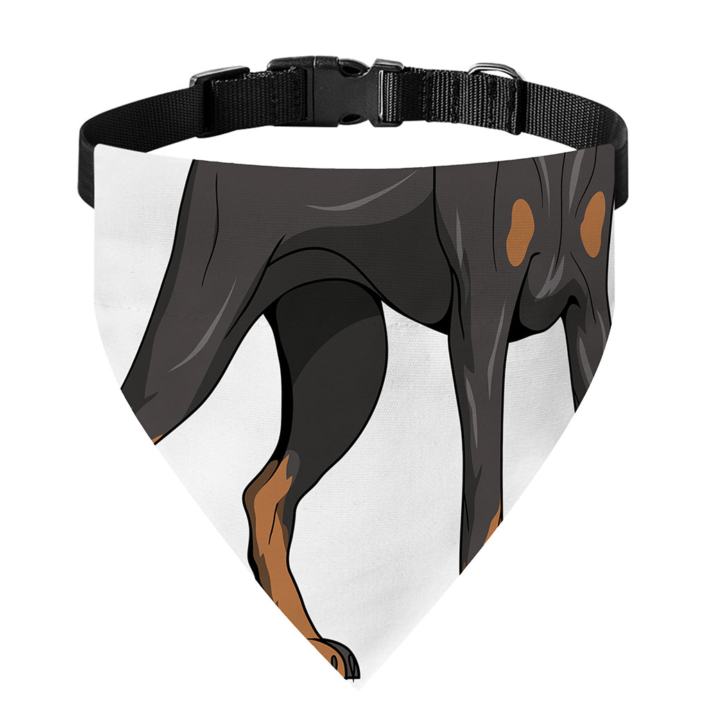 Doberman Pinscher Print Over The Collar Dog Bandana