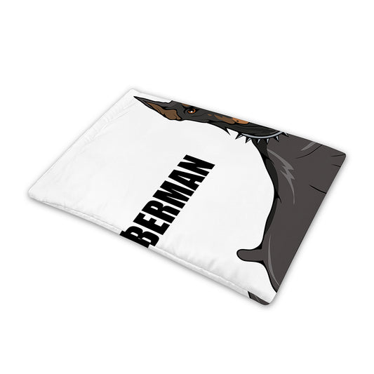 Doberman Pinscher Print Pet Cooling Mat Cover