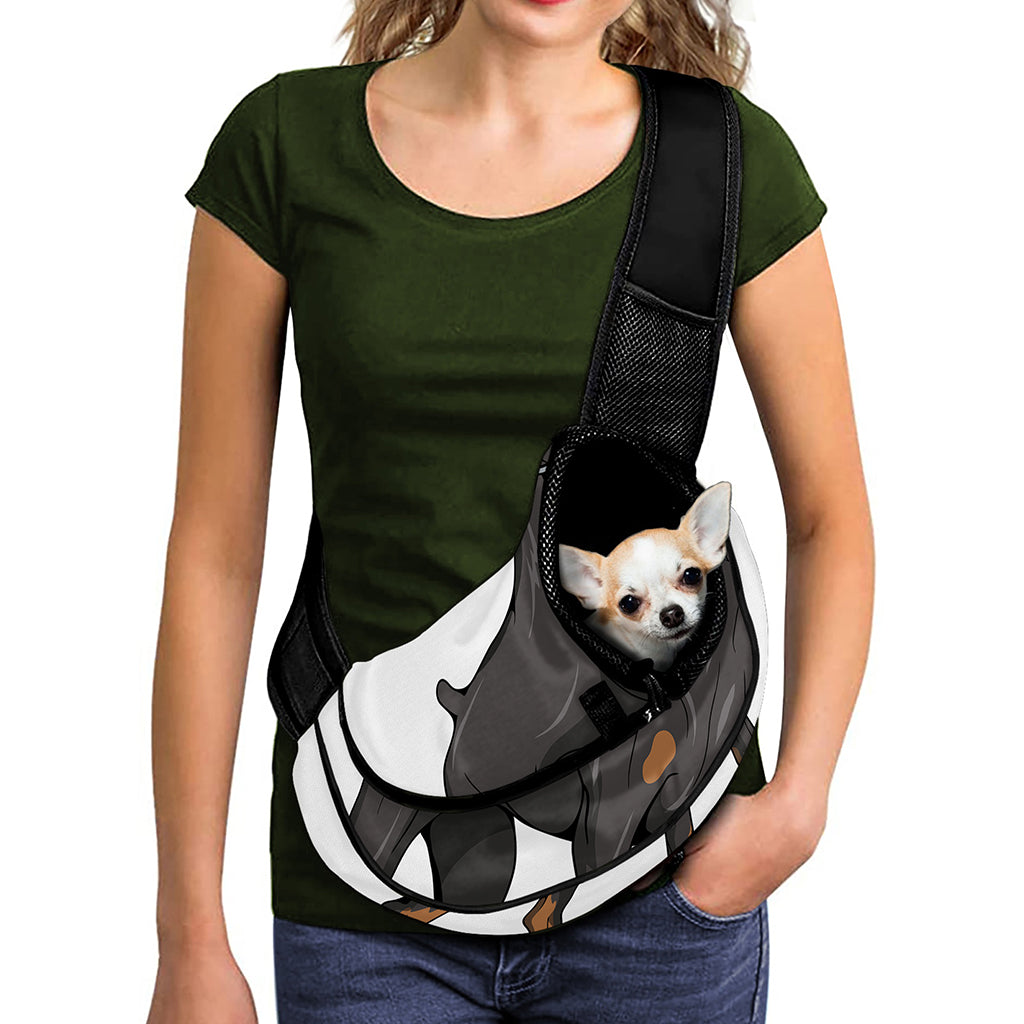 Doberman Pinscher Print Pet Sling Carrier
