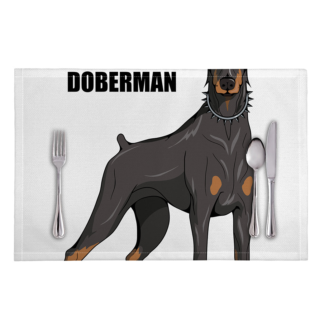 Doberman Pinscher Print Placemat