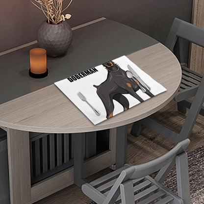 Doberman Pinscher Print Placemat
