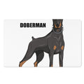Doberman Pinscher Print Polyester Doormat