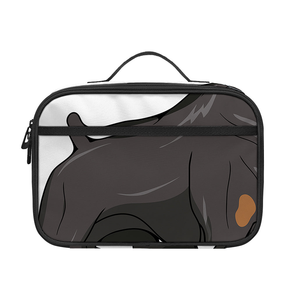 Doberman Pinscher Print Portable Lunch Bag