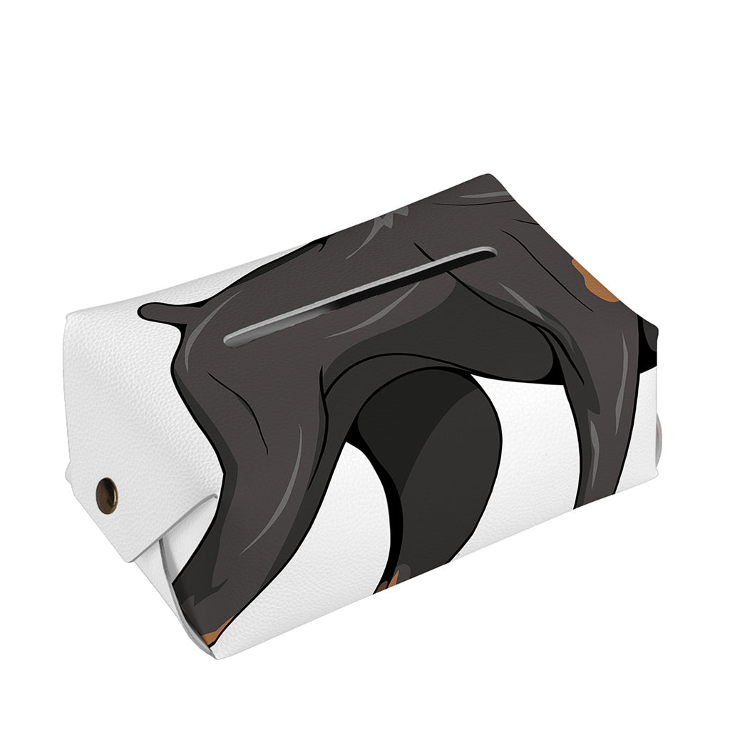 Doberman Pinscher Print Rectangle Tissue Box Cover