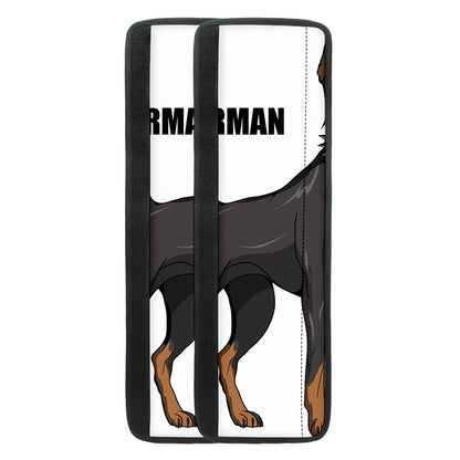 Doberman Pinscher Print Refrigerator Handle Covers