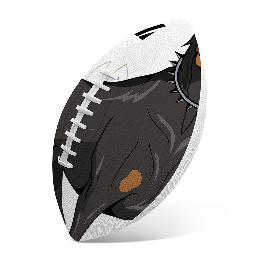 Doberman Pinscher Print Rugby Ball