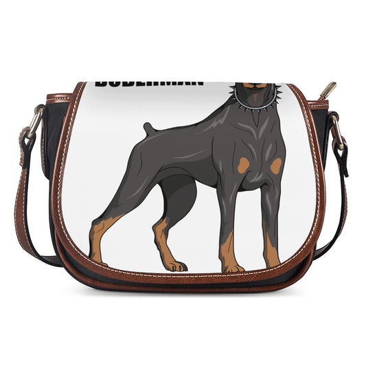 Doberman Pinscher Print Saddle Bag