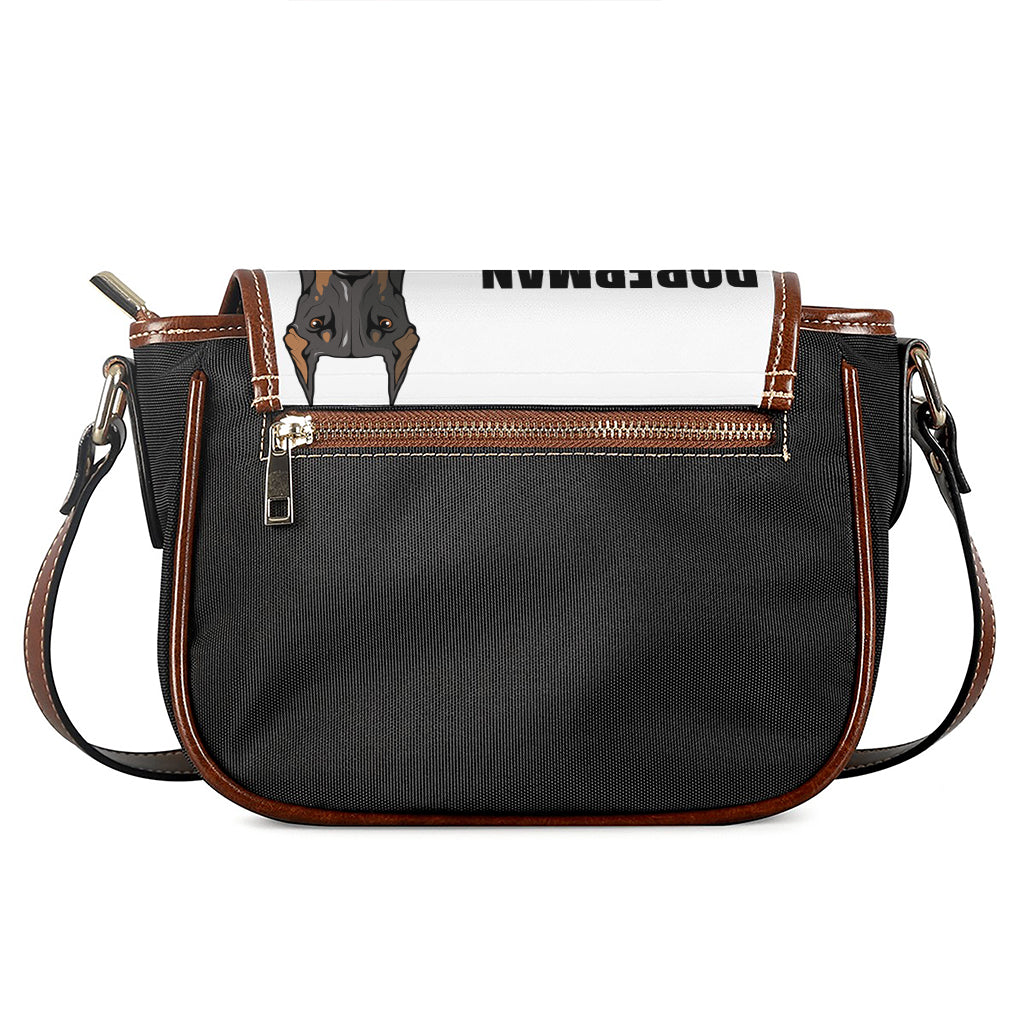 Doberman Pinscher Print Saddle Bag
