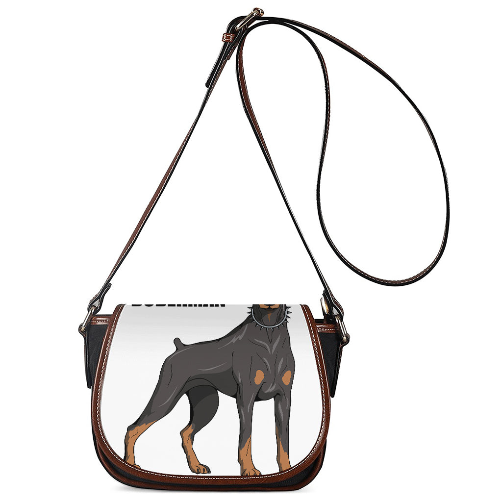 Doberman Pinscher Print Saddle Bag