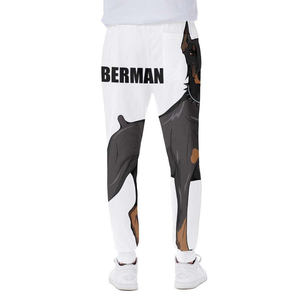 Doberman Pinscher Print Scuba Joggers