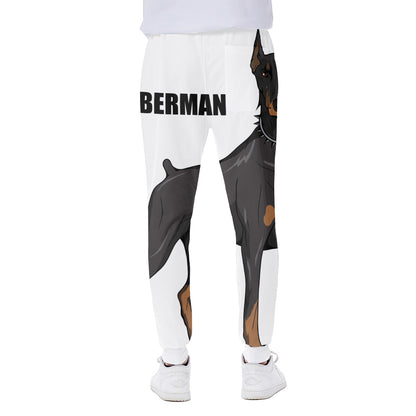 Doberman Pinscher Print Scuba Joggers