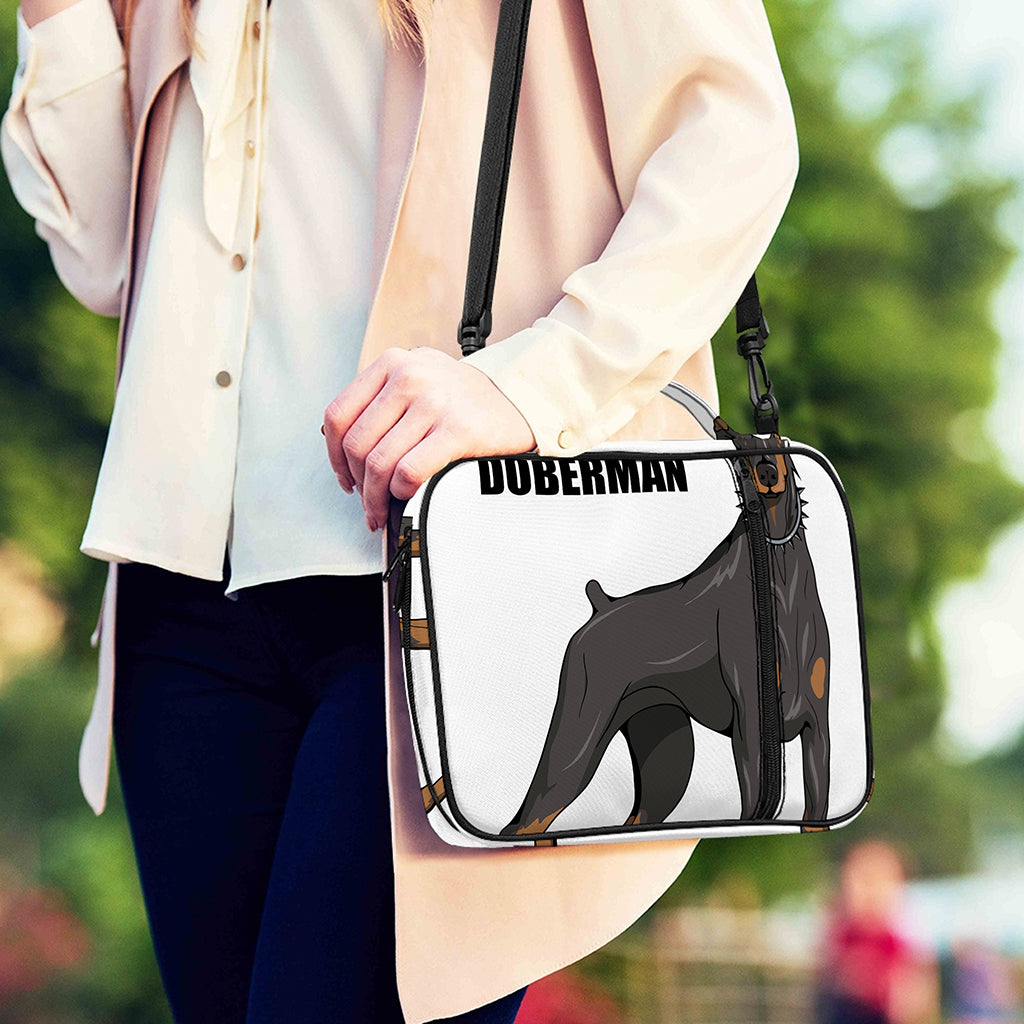 Doberman Pinscher Print Shoulder Strap Bible Bag