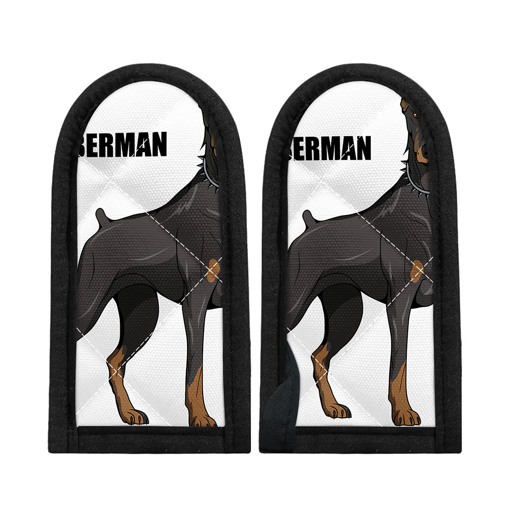 Doberman Pinscher Print Skillet Handle Cover